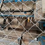 Metal Frame Yellow Chain Link Fence Panels for Supply Chain in 9 Gauge