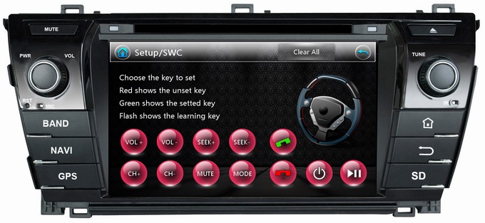 Ouchuangbo New Car GPS Radio Player for Toyota Corolla 2014 DVD USB Stereo System OCB-7019A