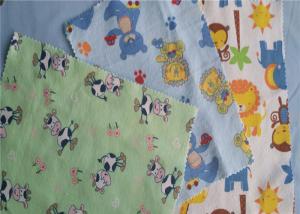 China Bleach Dyeing &amp; Printing 160gsm Cotton Flannel Cloth For Bedding Sets factory
