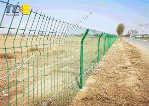 China Pvc Coated Welded Wire Fence High Speed Protection Net Corrosion Resistance factory