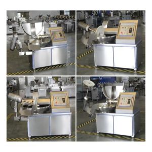 China 80L Automatic Commercial Bowl Cutter And Chopper For Meat Vegetables And Sausage Making factory