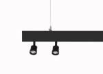 Suspended LED Linear Lighting Fixture 50Hz Warm White Long Life IP20