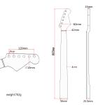 Electric Guitar Neck 21 Fret For ST Guitar Technology Wood Fingerboard Whole