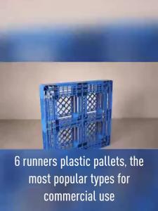 China 1200x1100 plastic pallet for stacking 6 runners Plastic Pallet for cold storage factory