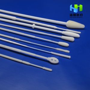 China ABS Rod Medical Collection Throat Nylon Flocked Swabs on sale
