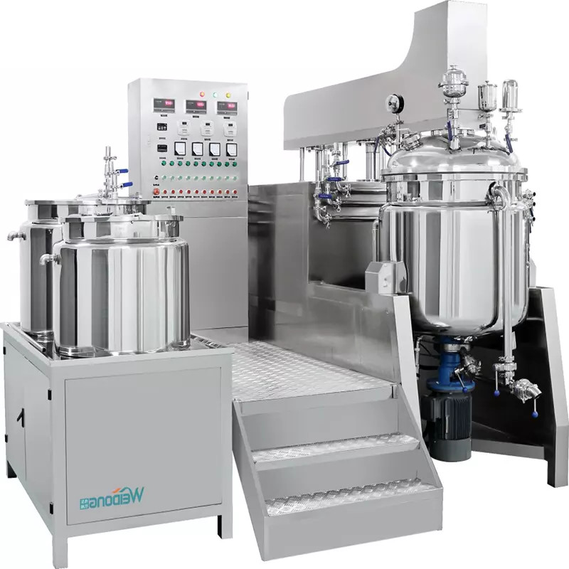 5-2000L Cosmetic Vacuum Homogenizing Emulsifying Mixer 7.5 kW 220V 380V