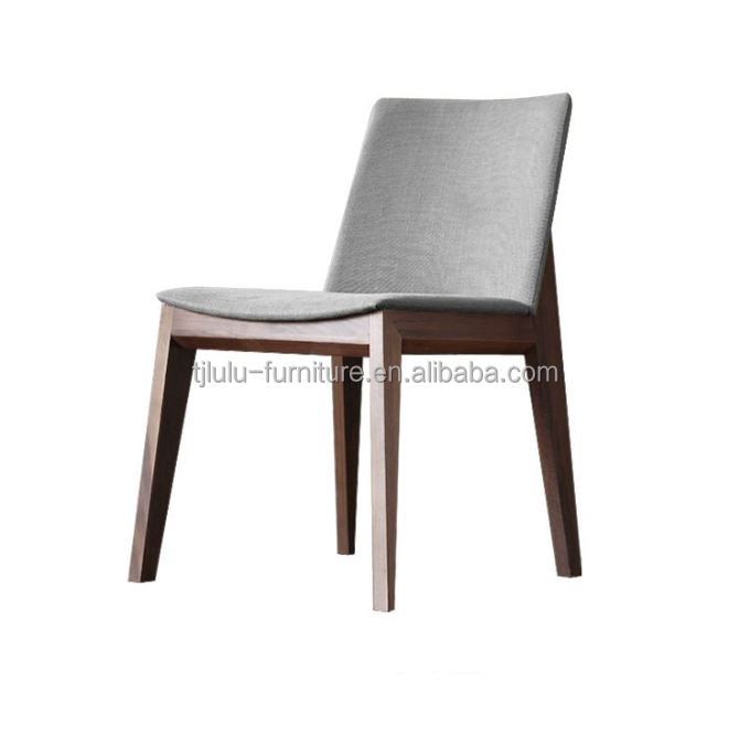 Solid Wood Villa Dinning Table Chairs With Nitrolacquer Finish And Modern Design For Dinning Room Restaurant And Hotel