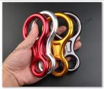 Outdoor Protection Tool Aluminum Alloy Safety Ring with Electrolytic Treatment