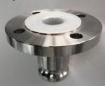 EN PN16 PTFE Lined Pipe Fittings 3/4"-4" Steel Flange Adaptor
