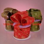 Elastic ribbon award ribbons gold cancer awareness ribbons with safe pin for