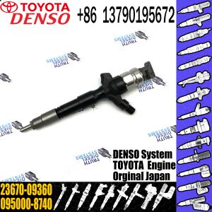 China 23670-09360 TOYOTA Fuel Injector 2KD Engine For DENSO Injection factory