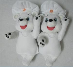 China Bimbo White Chef Teddy Bear Stuffed Plush Toy Cute customized Bear Mascot factory