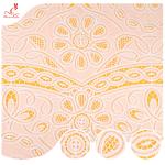 135cm Ribbon Lace Trim Milk Shreds White Embroidery Bridal Wedding Roll Guipure