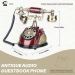 Retro Voice Phone Guest Book Baby Showers Wedding Book Messages For Capturing