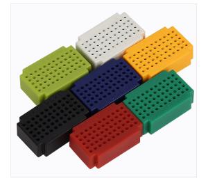 China 55 Tie - Points Solderless Circuit Board , ABS Plastic Solderless Bread Board factory