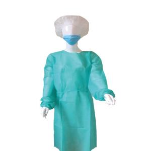 China Elastic Cuff ISO13485 140*140cm Disposable Hospital Gowns factory