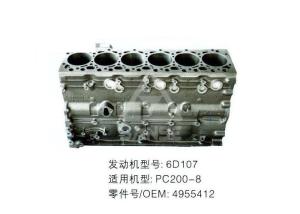 China Cylinder Block Parts 6D107 Engine Block Parts / Komatsu Replacement Parts factory
