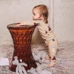 Printing Long sleeve Baby Series Rompers Oragnic Cotton Toddlers baby rompers