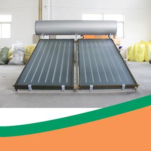China Galvanized Steel Compact 200 Liter Flat Plate Solar Collector factory