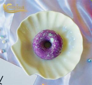 China Donuts Shaped Custom Bath Bombs SLS Free Sample Fee Available FDA Approval factory