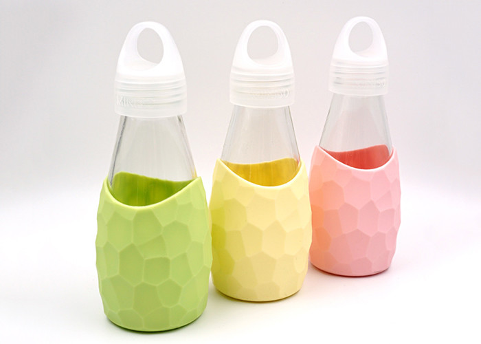 Kids Unbreakable Glass Water Bottle / Portable Glass Water Bottle