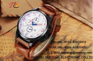 China WHOLESALE PU STRAP AND ALLOY CASE QUARTZ WATCHES ELEGANT WATCH factory