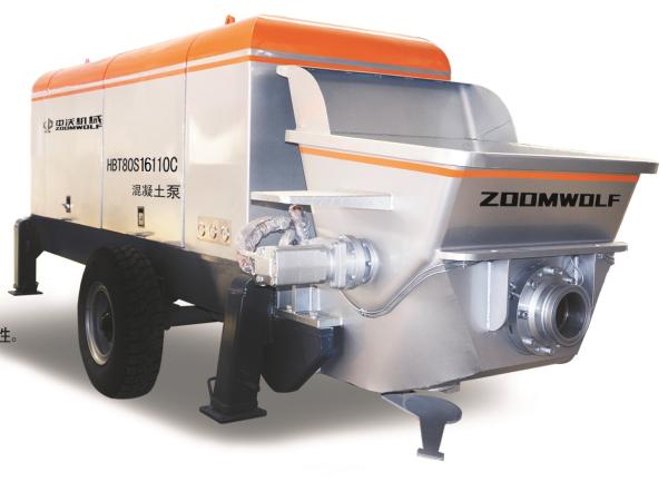 China High Efficiency Electric Concrete Pump Twin Pump And Circuit Open System factory