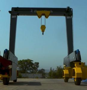 China 3-40 meters Lifting Traveling Gantry Crane Electric RTG Crane for Precast yard factory