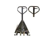 Single 45.28in Lifting Height 31.50in Scissor Lift Pallet Jack Steel Fork