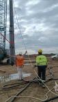 Electrical 75 Kw Vibroflotation Method Stone Column Vibro Composite Ground Bvem