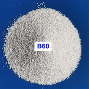 China Iron Free Ceramic Blasting Media B60 B120 For Stainless Steel Parts Surface Finish factory