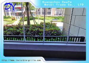 China 316 Grade Balcony Invisible Grille Window Protective Net Stainless Steel Rope factory