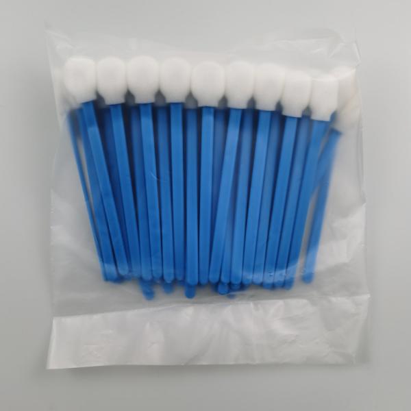 125mm Total Length Disposable Foam Tip Swabs With No Fibers TX708