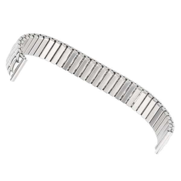 Executive Solid-Link Metal Watchband – Brushed & Polished