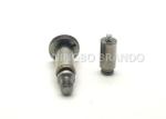 Two Way 37mm Length Solenoid Stem Normally Close High Strength In Slivery White