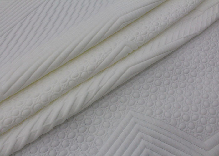 Polyester Knitted Jacquard Mattress Fabric Anti Bacteria Odor Proof