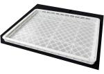 Customizable Food Grade Plastic Vented Tray For Freezing Storage Drying Stacking