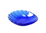 Solid Colored Lead Free Glass 15cm Vintage Shell Shape Glass Plate