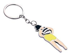 China Assorted Metal Keychain For Holding Keys With Cute Enamel Logo factory