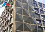 Fire Resistant Decorative Aluminium Screen Perforated For Airport Railway