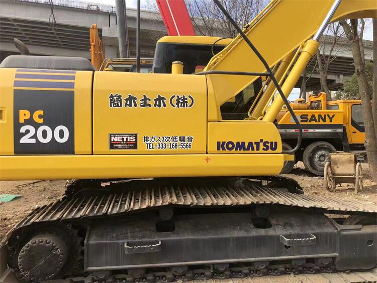 90% Used Komatsu PC200-7 Excavator Second Hand Original Japan with Good Condition