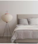 LED Metal Art Deco Floor Lamp Modern Rice Paper Floor Lamps 120cm X 53cm