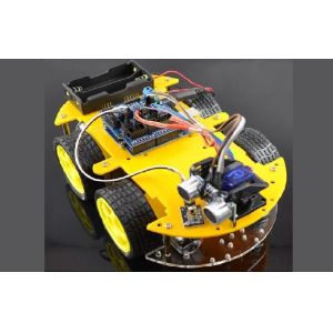 4WD DIY Bluetooth Multi Function Smart Intelligent Robot Tracking Obstacle
