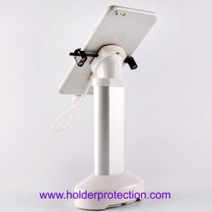 COMER Cell Phone security clamp holder with alarm with high security claw