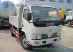 Dongfeng 2 Axles Small Dump Garbage Trucks 4x2 Drive 5 ton - 6 ton capacity