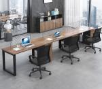 Office Furniture Table Two Person Melamine Office Workstation