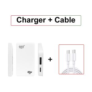 20V 65w 3.25A GaN Fast Charger USB A / USB C Fast Charging Travel Adapter