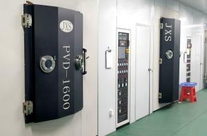 China Double Doors Plastic Chrome Titanium Nitride Coating Machine factory