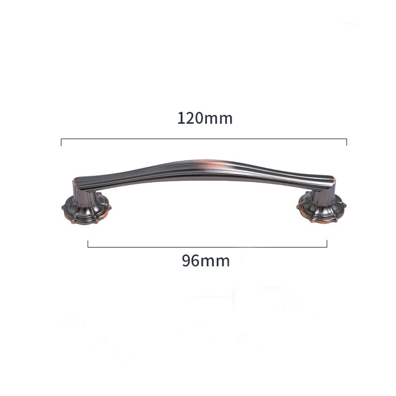 Cupboard Door Solid Copper Kitchen Handles Gold Vintage Brass Drawer Pulls