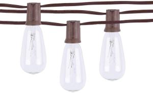 China ST40 20Ft Edison Vintage Bistro Waterproof Patio String Lights factory